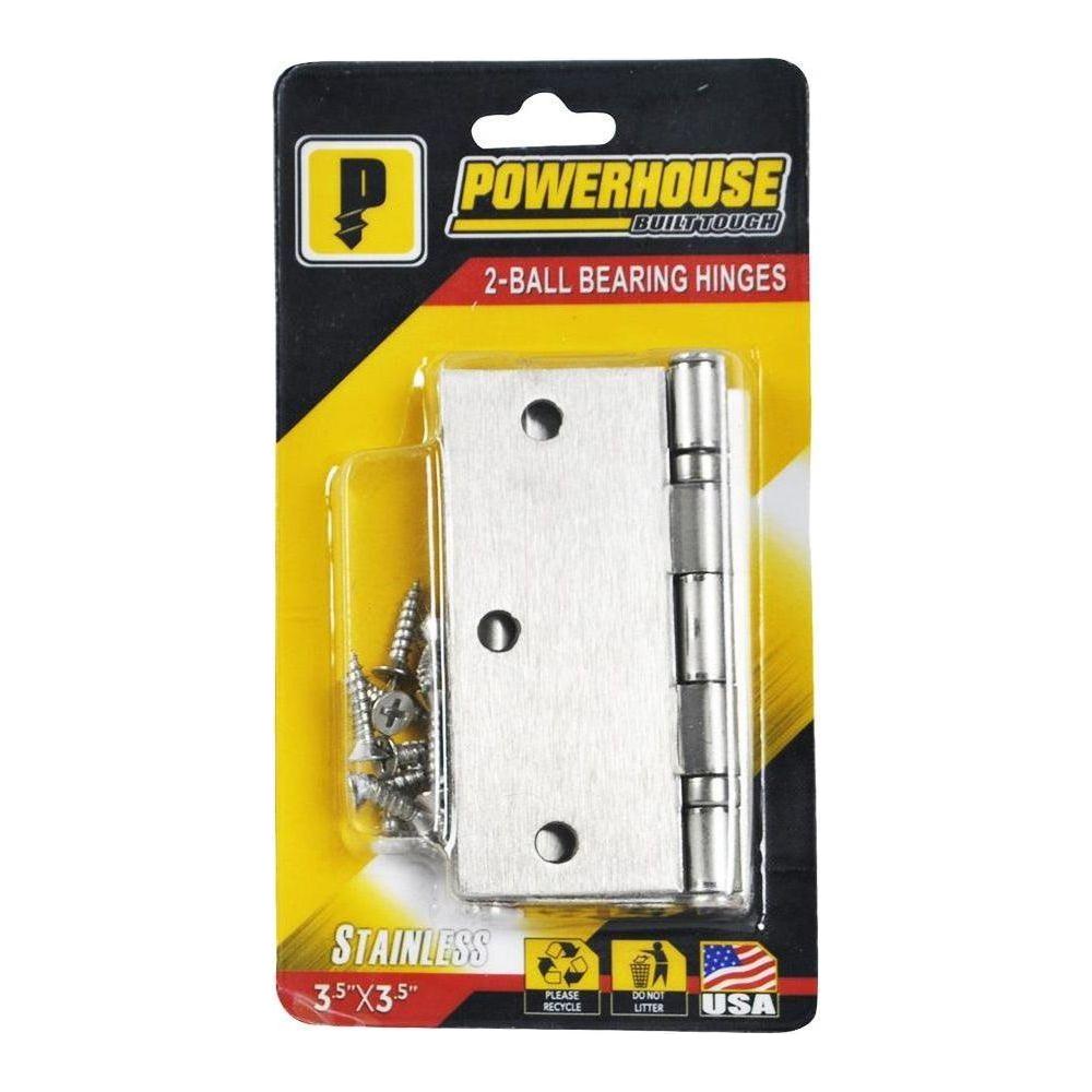 Powerhouse US32D 2-Ball Bearing Hinges (Stainless) | Powerhouse by KHM Megatools Corp. Powerhouse US32D 2-Ball Bearing Hinges (Stainless) | Powerhouse by KHM Megatools Corp.